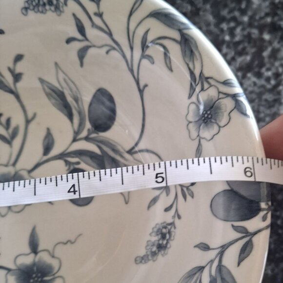 Vintage Claytan Blue Floral Ceramic Flatware Set of 7 pcs - Picture 13 of 13